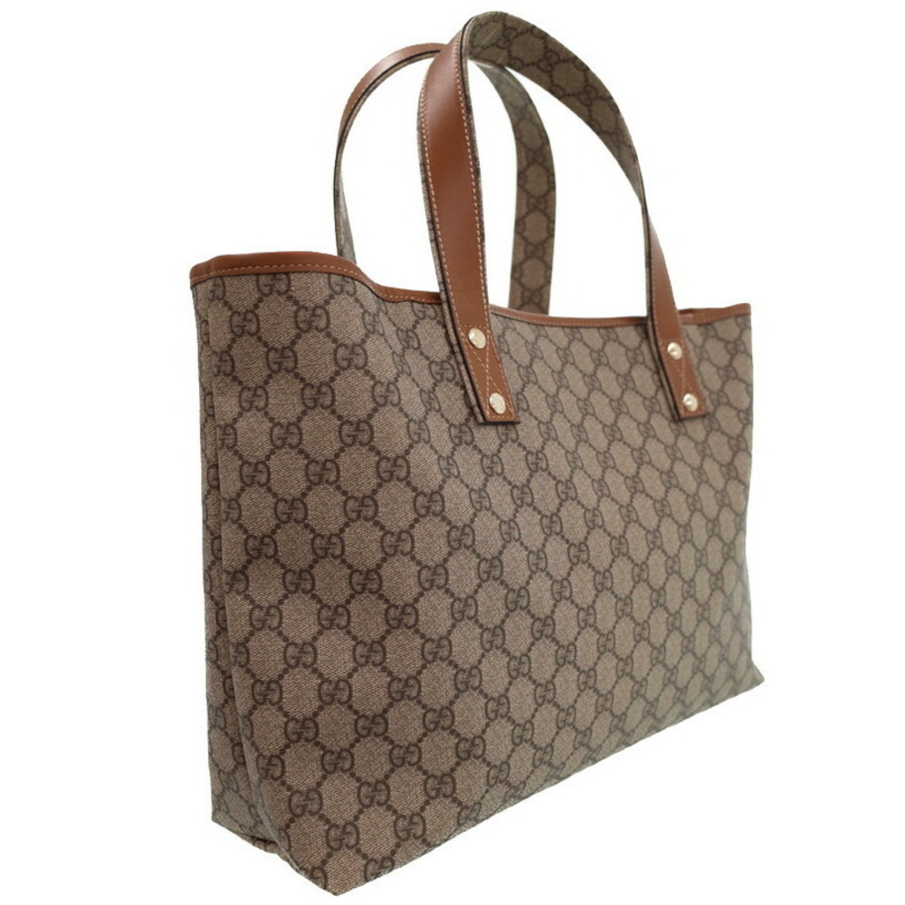 Gucci handbag beige brown GG canvas tote bag - Picture 2 of 9